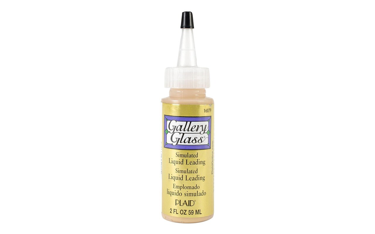 Plaid Gallery Glass Liquid Leading 2oz Gold Me Michaels Plaid gallery glass liquid leading 2oz gold me michaels
